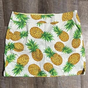 Loudmouth Golf Ladies Pineapple Print Skort